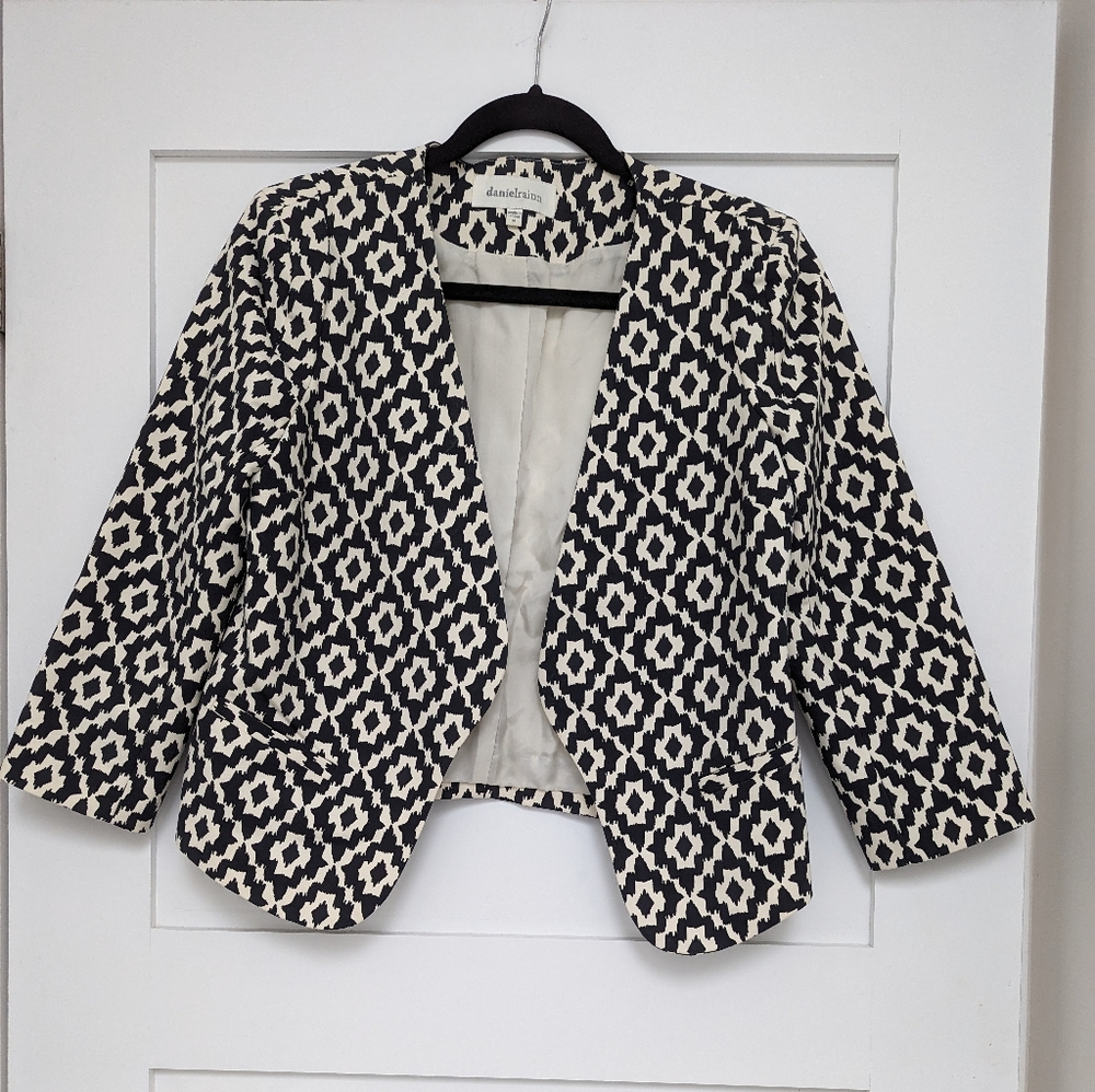 Daniel Rainn Black/White(Cream) Blazer